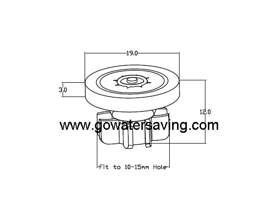 shower regulator drawing